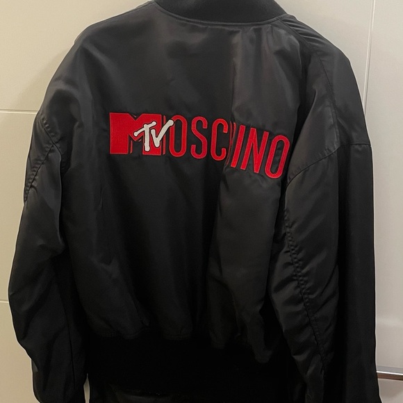HM x Moschino Collab Bomber Jacket - Brand New - Picture 3 of 3